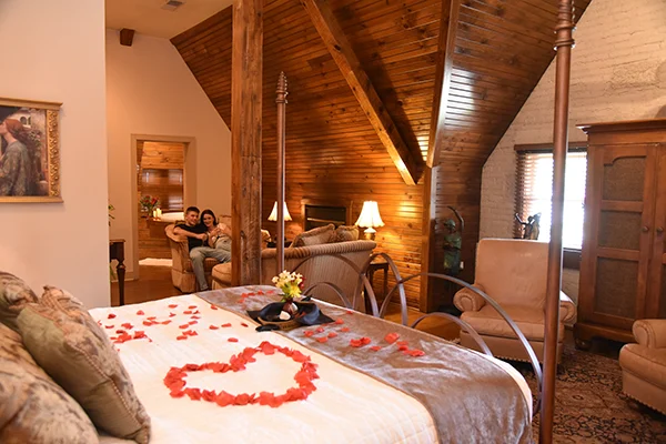 Romantic cozy rooms